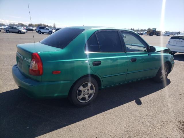 Photo 3 from auction – 2001 HYUNDAI ACCENT GL with VIN KMHCG45C81U213142