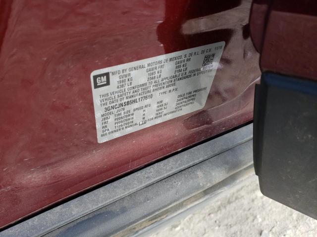 Photo 14 from auction – 2017 CHEVROLET TRAX LS with VIN 3GNCJNSB5HL177610