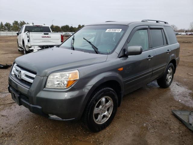 HONDA PILOT EX 2007 with VIN 5FNYF18457B010338 - Photo from auction