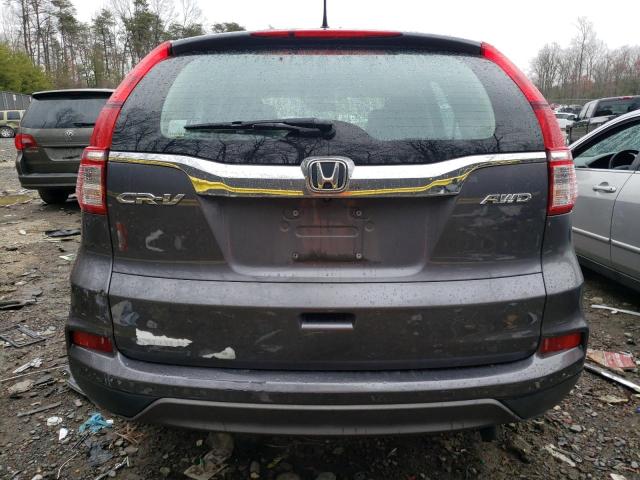 Photo 6 from auction – 2015 HONDA CR-V LX with VIN 5J6RM4H34FL061340