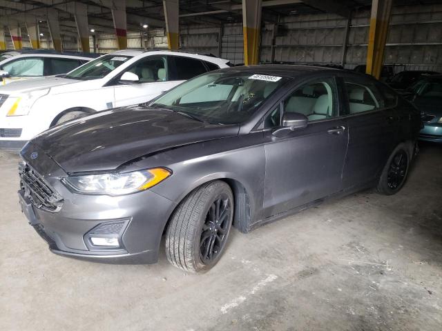 FORD FUSION SE 2019 with VIN 3FA6P0HDXKR104615 - Photo from auction