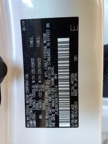 Photo 14 from auction – 2019 LEXUS RX 350 L with VIN JTJDZKCAXK2017514
