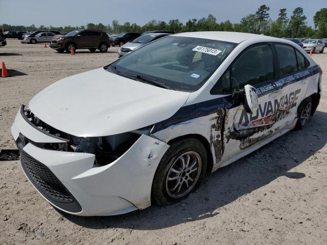 TOYOTA COROLLA LE 2020 with VIN JTDEBRBE3LJ017029 - Photo from auction