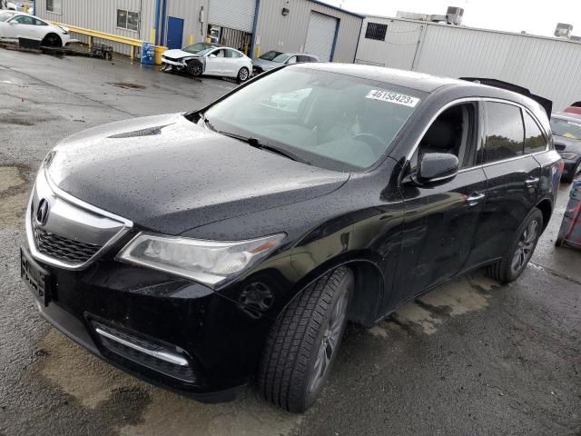 ACURA MDX TECHNO 2014 with VIN 5FRYD4H49EB044706 - Photo from auction