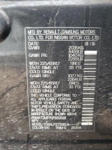 Photo 14 from auction – 2016 NISSAN ROGUE with VIN KNMAT2MT7GP653518