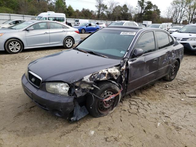 HYUNDAI ELANTRA 2001 with VIN KMHDN45D91U219082 - Photo from auction