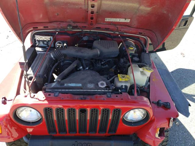 Photo 12 from auction – 2001 JEEP WRANGLER / with VIN 1J4FA29P41P349538