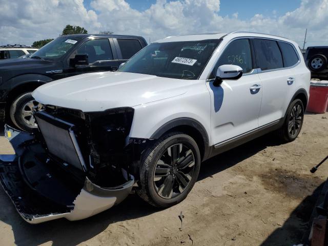 KIA TELLURIDE 2023 with VIN 5XYP5DGC2PG327009 - Photo from auction