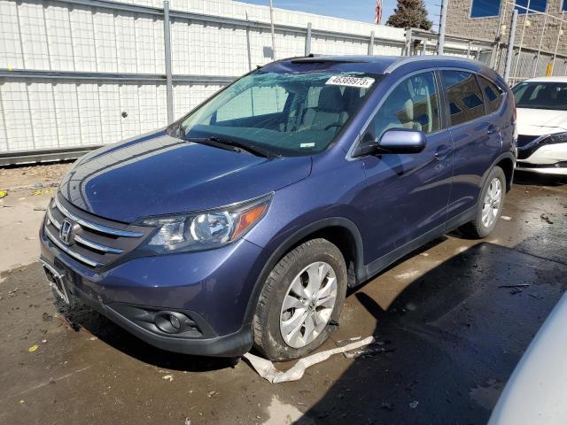 HONDA CR-V EXL 2014 with VIN 2HKRM3H78EH554802 - Photo from auction