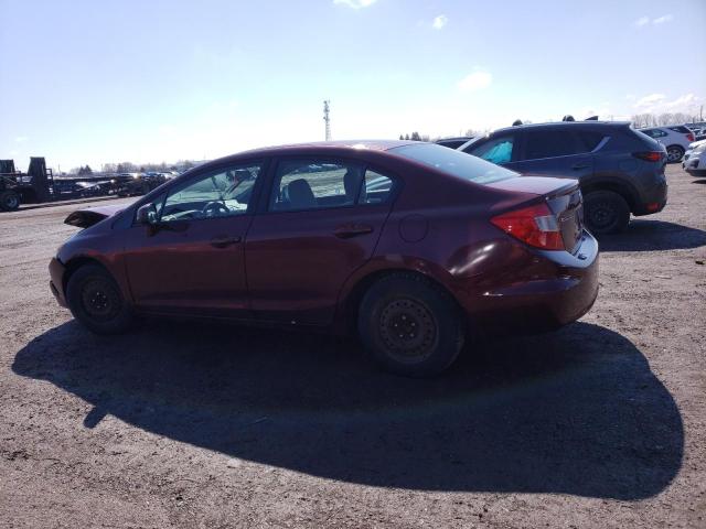 Photo 2 from auction – 2012 HONDA CIVIC LX with VIN 2HGFB2F55CH032690