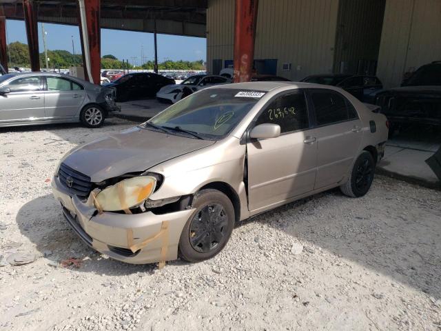 TOYOTA COROLLA CE 2003 with VIN 1NXBR32E73Z170390 - Photo from auction