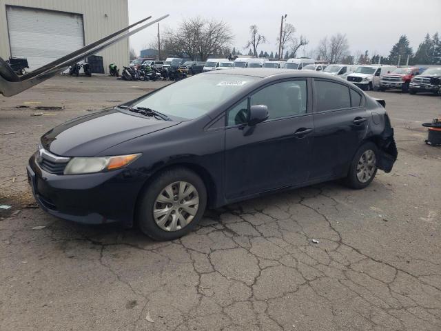 HONDA CIVIC LX 2012 with VIN 19XFB2F52CE357131 - Photo from auction
