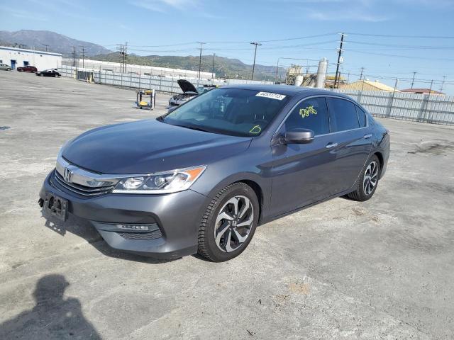 HONDA ACCORD EXL 2016 with VIN 1HGCR2F91GA073095 - Photo from auction
