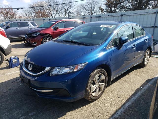 HONDA CIVIC LX 2014 with VIN 19XFB2F53EE065961 - Photo from auction