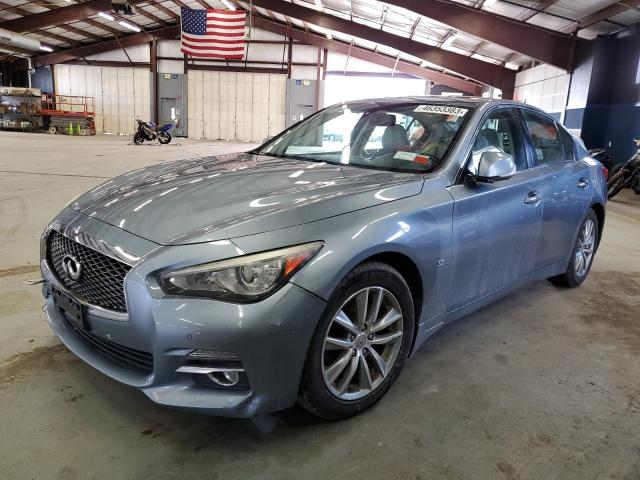 INFINITI Q50 BASE 2014 with VIN JN1BV7AR8EM687585 - Photo from auction