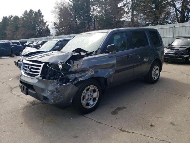 HONDA PILOT LX 2012 with VIN 5FNYF4H28CB007475 - Photo from auction