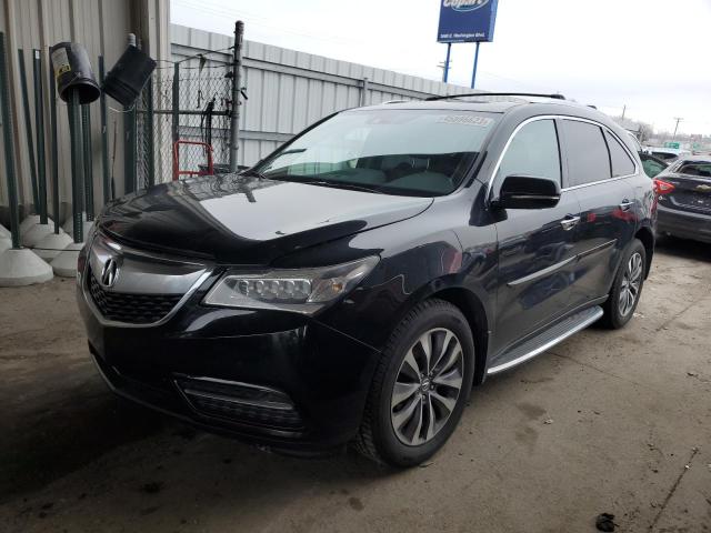 ACURA MDX TECHNO 2014 with VIN 5FRYD4H40EB002022 - Photo from auction