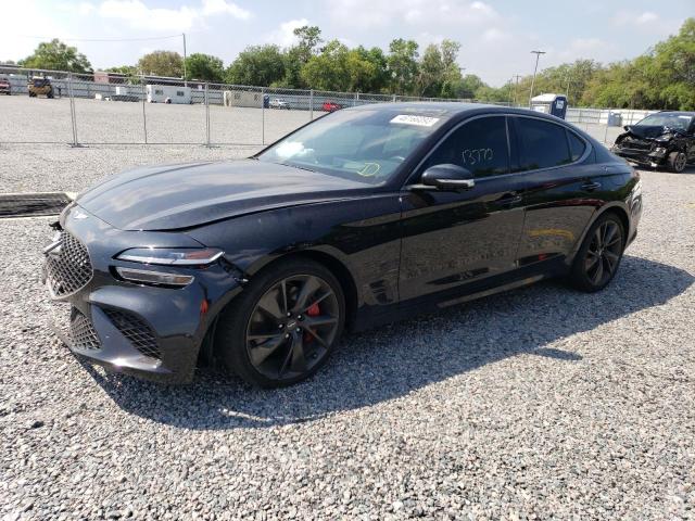 GENESIS G70 BASE 2022 with VIN KMTG54TE5NU097440 - Photo from auction