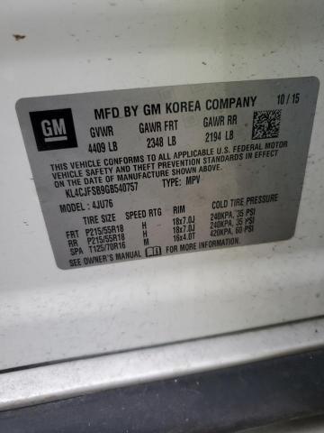 Photo 14 from auction – 2016 BUICK ENCORE CON with VIN KL4CJFSB9GB540757