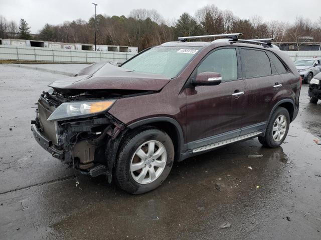 KIA SORENTO LX 2013 with VIN 5XYKT3A61DG327558 - Photo from auction