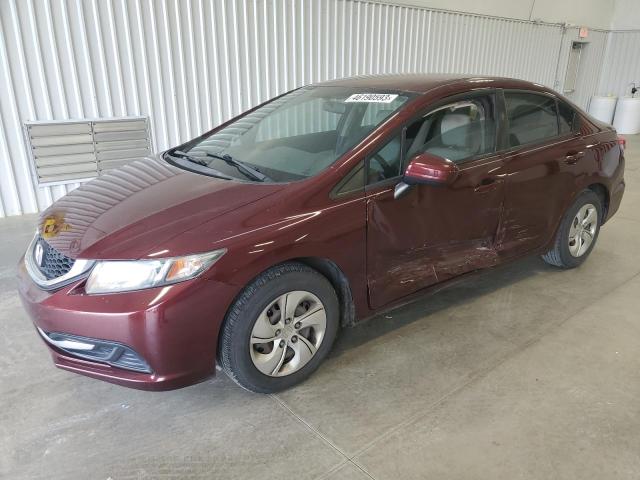 HONDA CIVIC LX 2015 with VIN 2HGFB2F56FH557133 - Photo from auction
