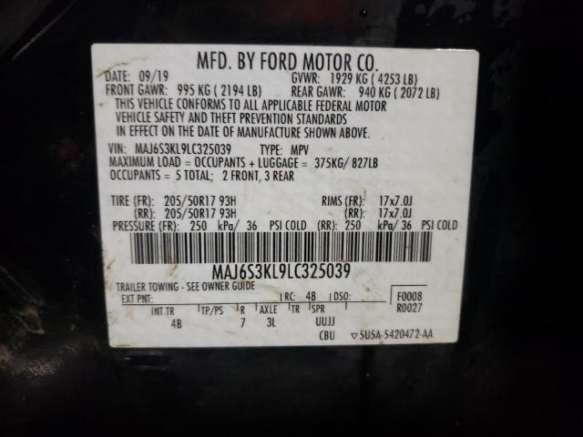 Photo 14 from auction – 2020 FORD ECOSPORT T with VIN MAJ6S3KL9LC325039