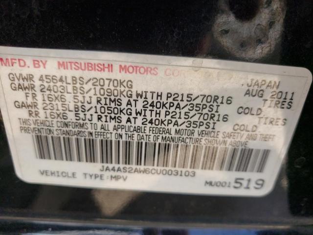 Photo 14 from auction – 2012 MITSUBISHI OUTLANDER with VIN JA4AS2AW6CU003103