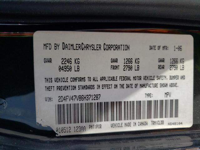 Photo 14 from auction – 2006 DODGE MAGNUM SXT with VIN 2D4FV47V86H371287