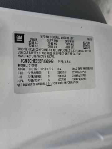 Photo 14 from auction – 2011 CHEVROLET SUBURBAN C with VIN 1GNSCHE05BR130949