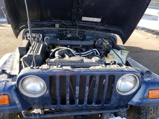 Photo 11 from auction – 2000 JEEP WRANGLER / with VIN 1J4FA49S5YP731703