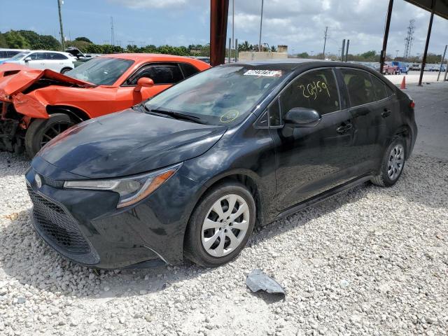 TOYOTA COROLLA LE 2021 with VIN JTDEPMAE2MJ178706 - Photo from auction
