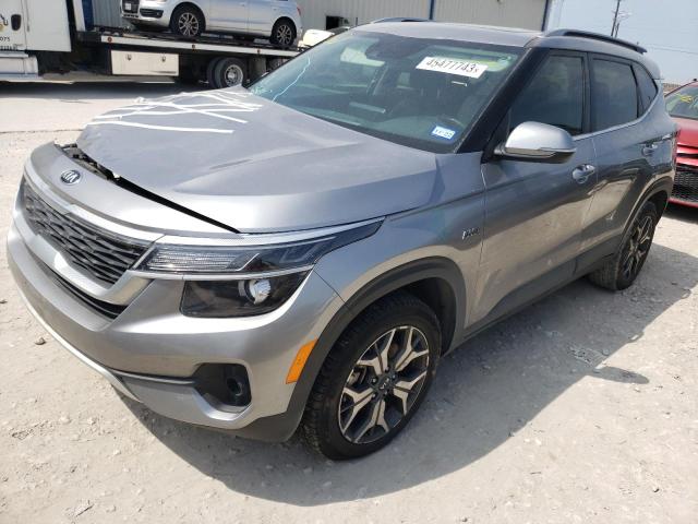 KIA SELTOS EX 2021 with VIN KNDERCAA0M7133990 - Photo from auction