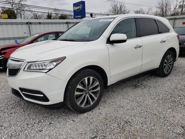 ACURA MDX TECHNO 2016 con VIN 5FRYD4H44GB014449 - Foto de la subasta