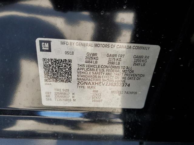 Photo 14 from auction – 2018 CHEVROLET EQUINOX LS with VIN 2GNAXHEV7J6332374