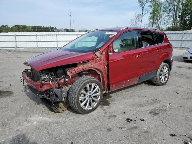 FORD ESCAPE TIT 2017 with VIN 1FMCU0JD2HUD72216 - Photo from auction