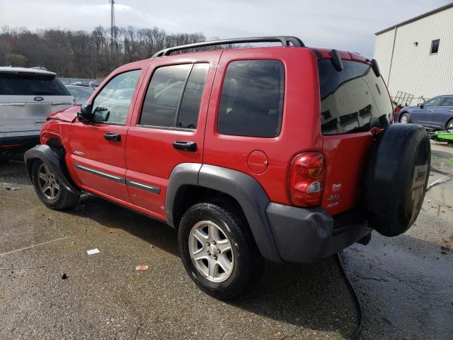 Photo 2 from auction – 2004 JEEP LIBERTY SP with VIN 1J4GL48K74W111953