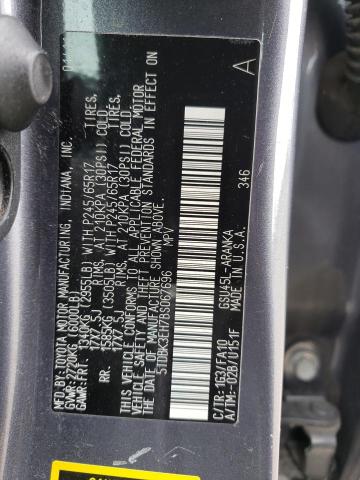 Photo 14 from auction – 2011 TOYOTA HIGHLANDER with VIN 5TDBK3EH7BS067696