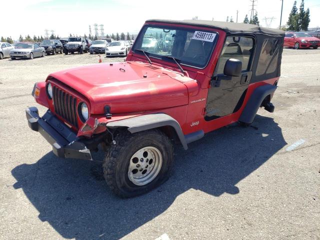 JEEP WRANGLER / 2001 with VIN 1J4FA29P41P349538 - Photo from auction