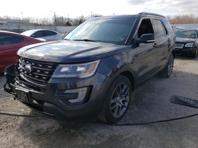 FORD EXPLORER S 2017 with VIN 1FM5K8GTXHGD63211 - Photo from auction