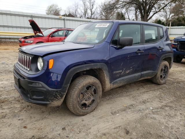 Photo 1 from auction – 2018 JEEP RENEGADE S with VIN ZACCJBAB9JPJ46542