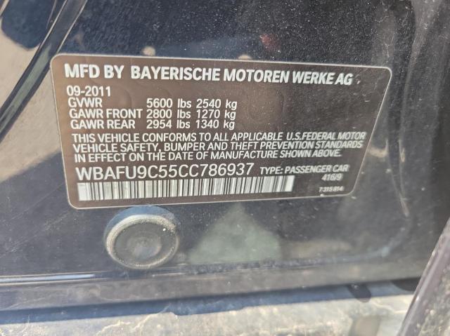 Photo 10 from auction – 2012 BMW 550 XI with VIN WBAFU9C55CC786937