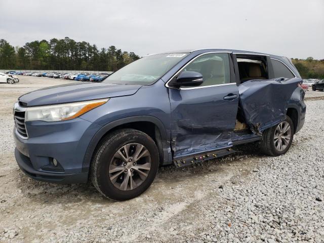 TOYOTA HIGHLANDER 2015 with VIN 5TDKKRFH7FS062943 - Photo from auction