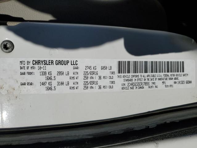 Фото 14 с аукциона – 2012 DODGE GRAND CARA с VIN 2C4RDGCG5CR178591