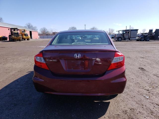 Photo 6 from auction – 2012 HONDA CIVIC LX with VIN 2HGFB2F55CH032690