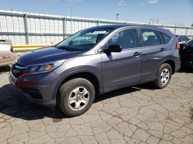 HONDA CR-V LX 2016 with VIN 2HKRM4H30GH638845 - Photo from auction
