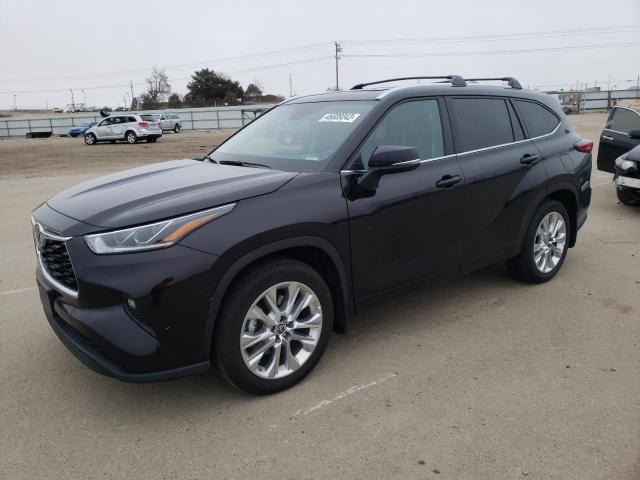 TOYOTA HIGHLANDER 2022 with VIN 5TDDZRBH1NS197537 - Photo from auction