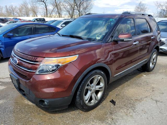 FORD EXPLORER L 2015 with VIN 1FM5K7F86FGB82417 - Photo from auction