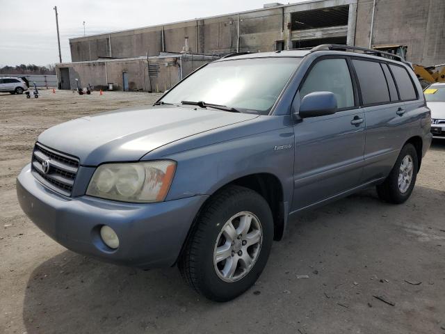 TOYOTA HIGHLANDER 2002 with VIN JTEGF21A820063832 - Photo from auction
