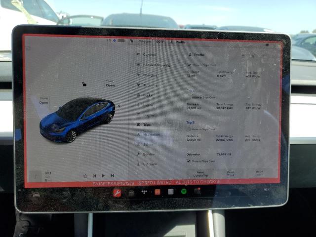 Photo 9 from auction – 2018 TESLA MODEL 3 with VIN 5YJ3E1EB5JF151319