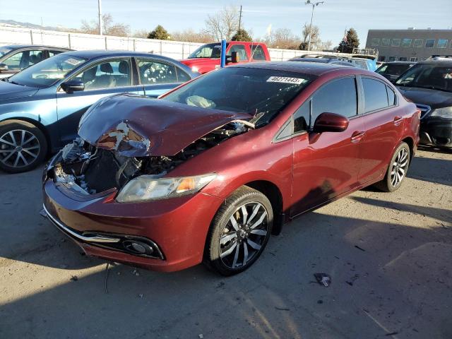 HONDA CIVIC EXL 2015 with VIN 2HGFB2F90FH521361 - Photo from auction